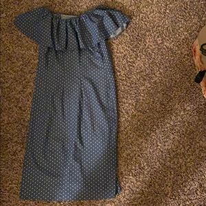 Dress with polka dots